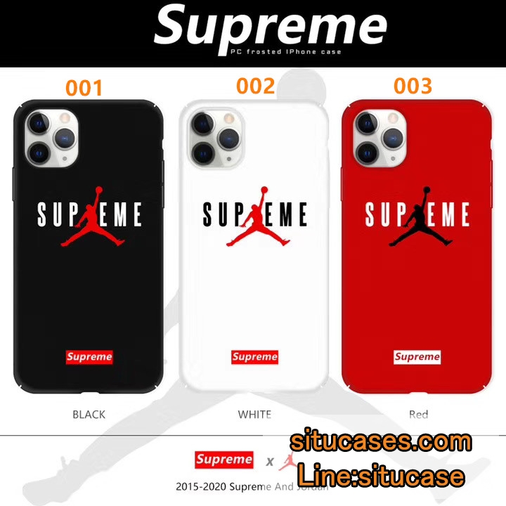 エアジョーダン シュプリーム Iphone12 7 コラボケース Air Jordan Supreme Iphoneハードケース 運動風 かっこいい メンズ