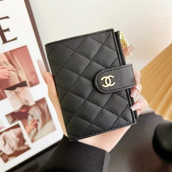 シャネル カード ケース キャビア スキン chanel レディース 財布 カード ケース レディース ハイ ブランド カード 入れ ブランド 財布 女性 人気 40 代/30 代 名刺入れ